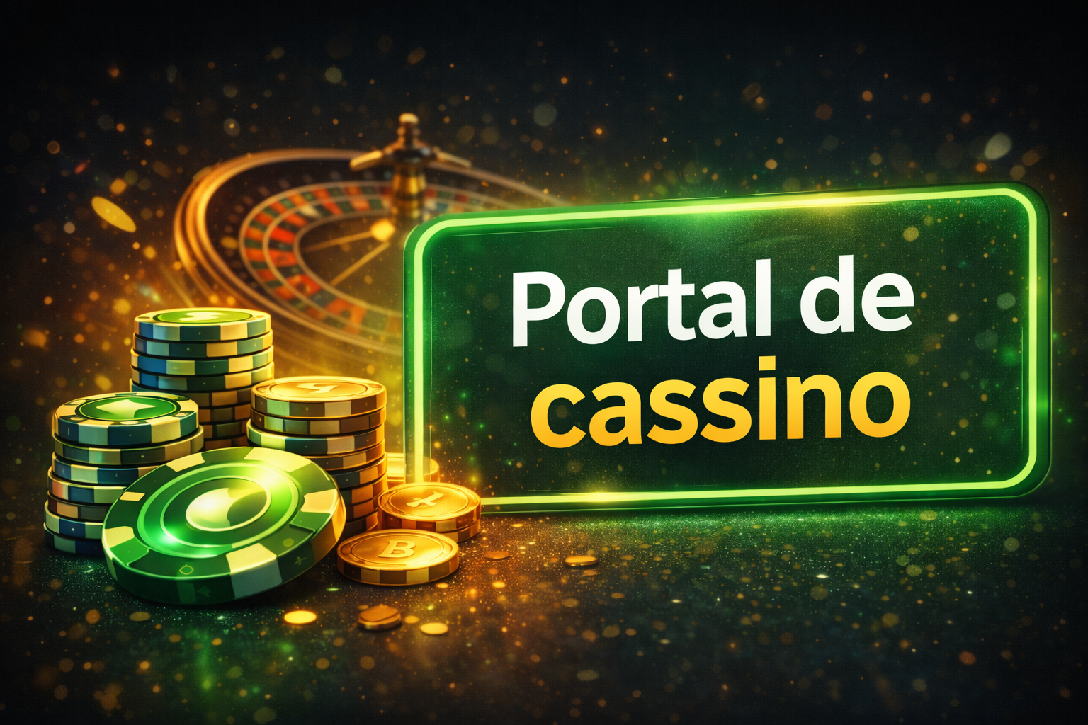 imagem de área de cassino em destaque